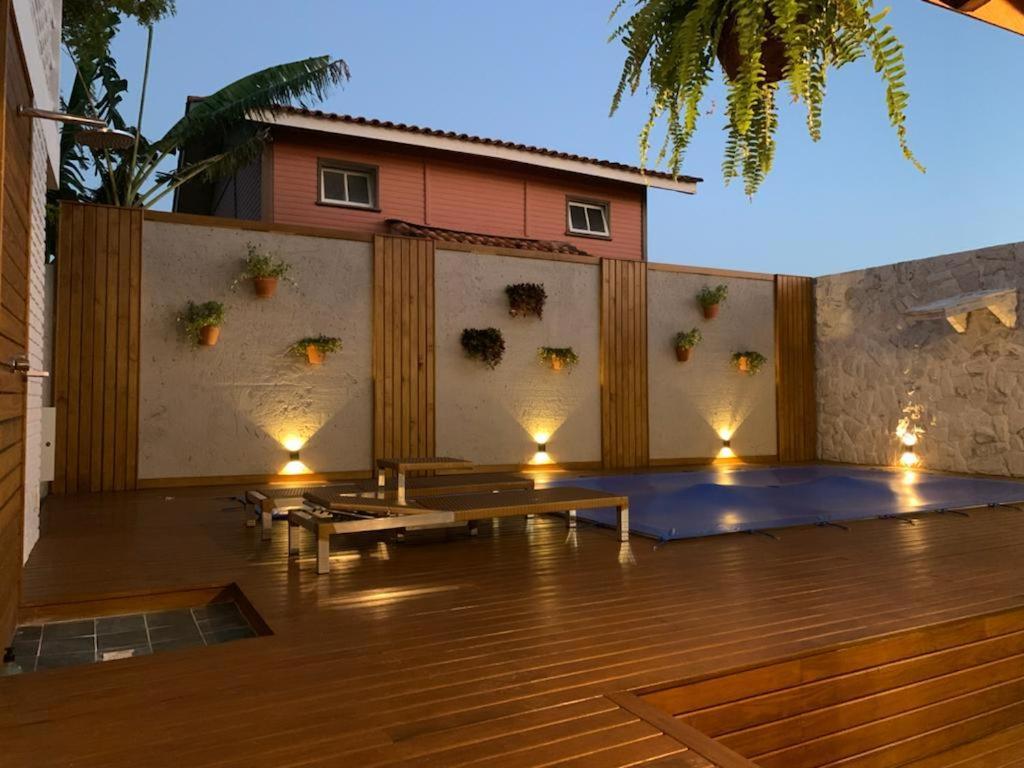 Casa Com Piscina Em Frente A Praia Do Santinho Florianopolis Exterior photo